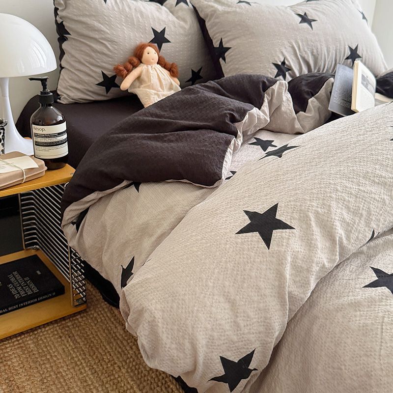 Waffle Crinkle Bedding Set