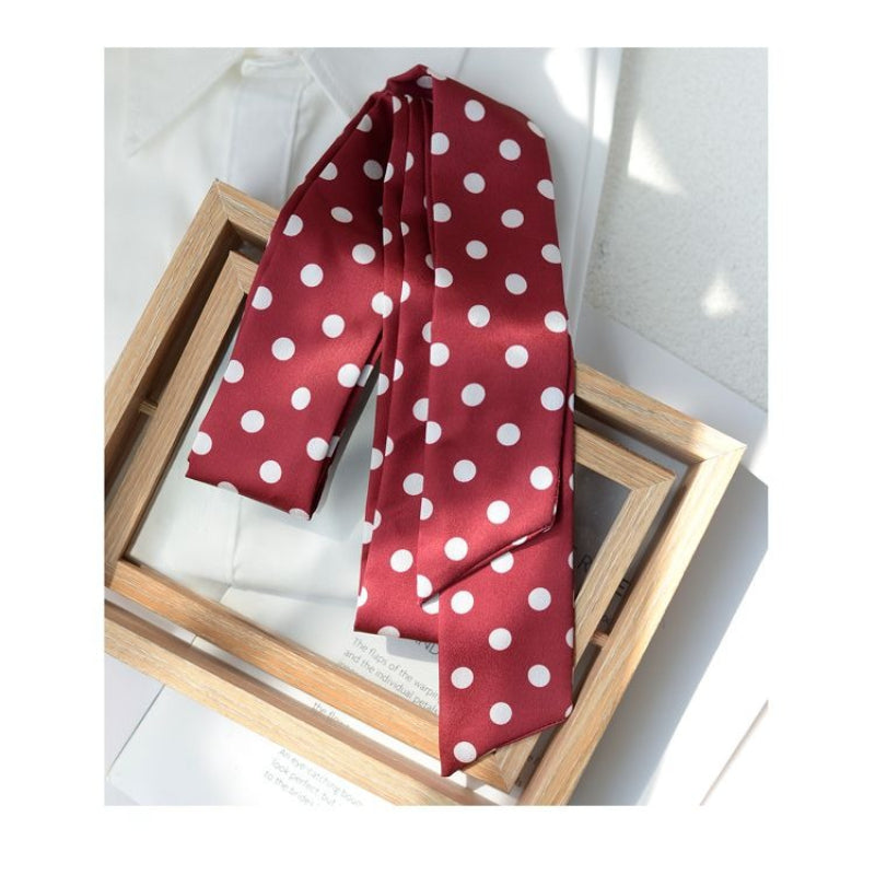 Retro Polka Dot Silk Tie - Modomu