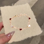 Heart Charm Layered Bracelet - Modomu