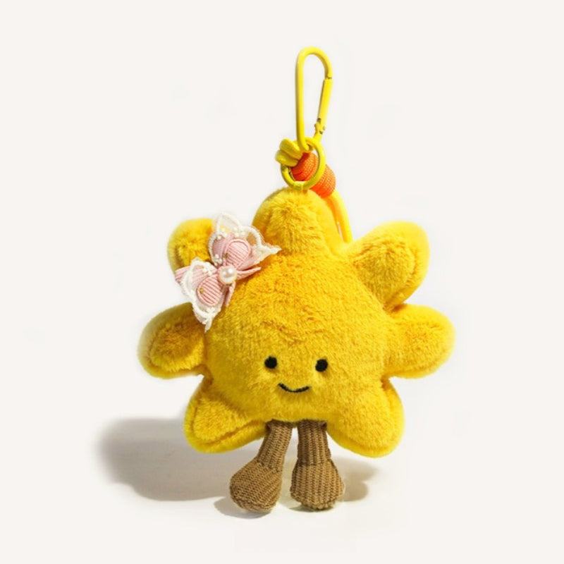 Sunflower Plush Bag Charm Keychain - Modomu
