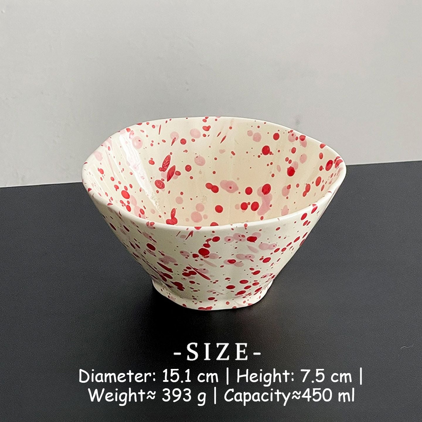 Ink Splash Ceramic Fruit Bowl - Modomu