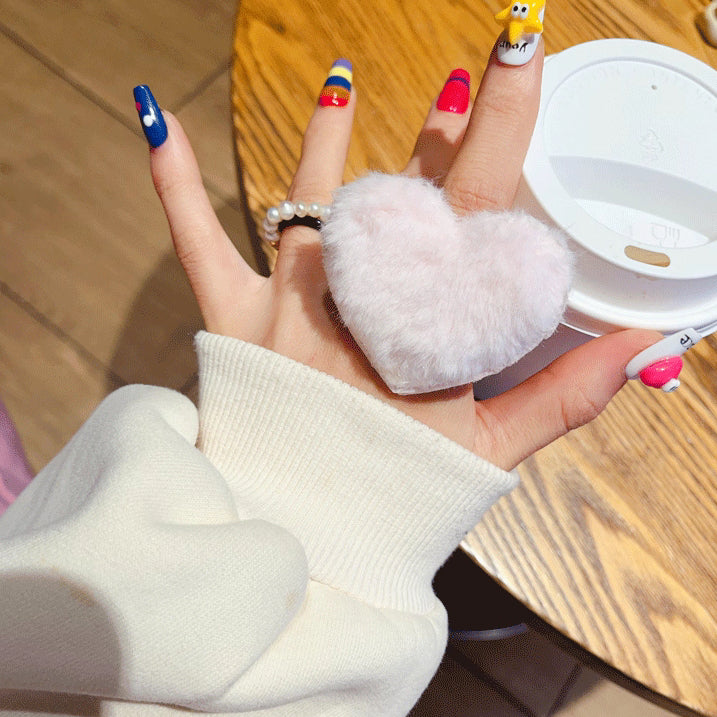 Adjustable Heart Plush Ring - Modomu