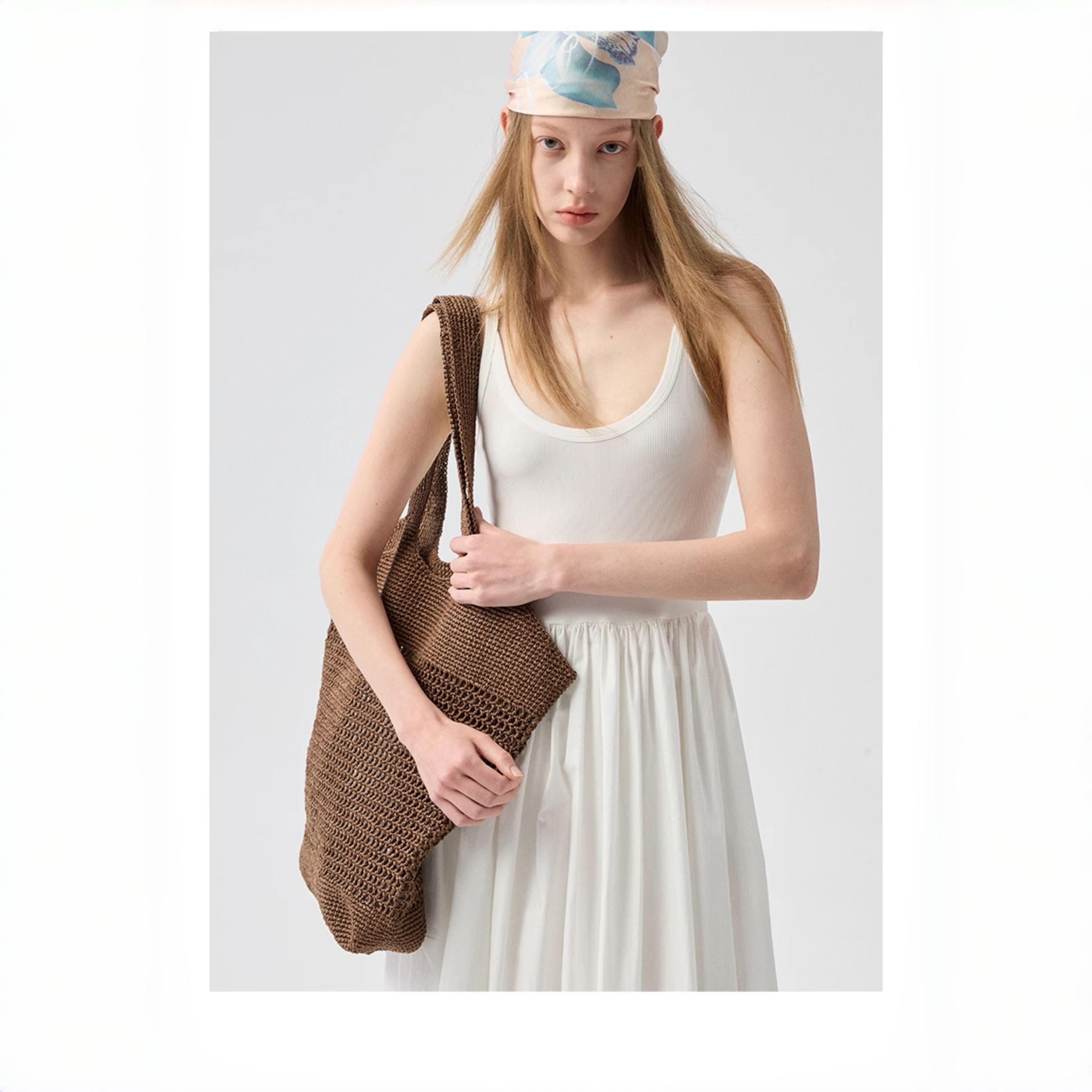 Holiday Woven Straw Tote Bag - Modomu