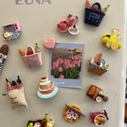 Floral Fridge Magnet Sticker