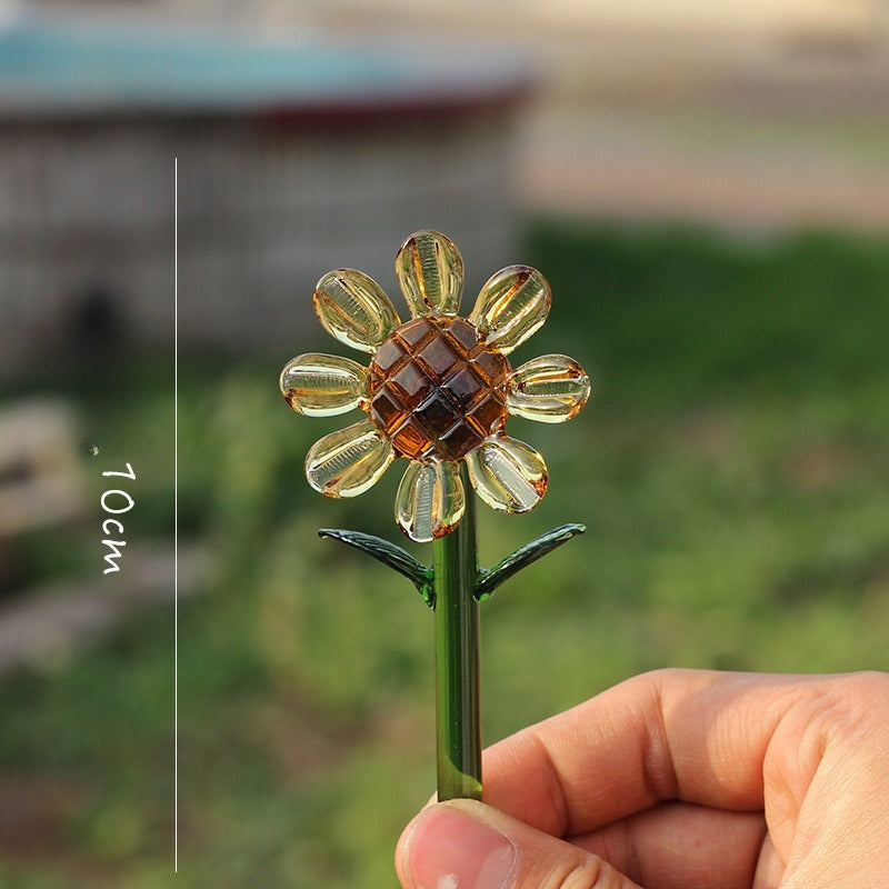 Handmade Sunflower Glass Ornament - Modomu