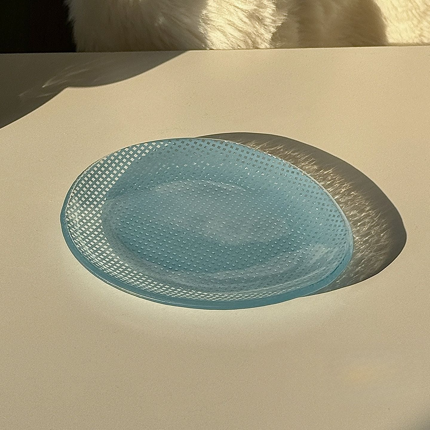 Translucent Pebble Dessert Plate