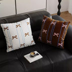 Korean Bow Throw Pillow Cover