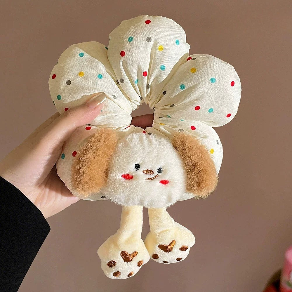 Doll Flower Scrunchie Hair Tie - Modomu