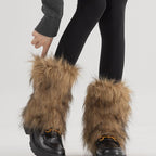 Fluffy Stacking Leg Warmers - Modomu