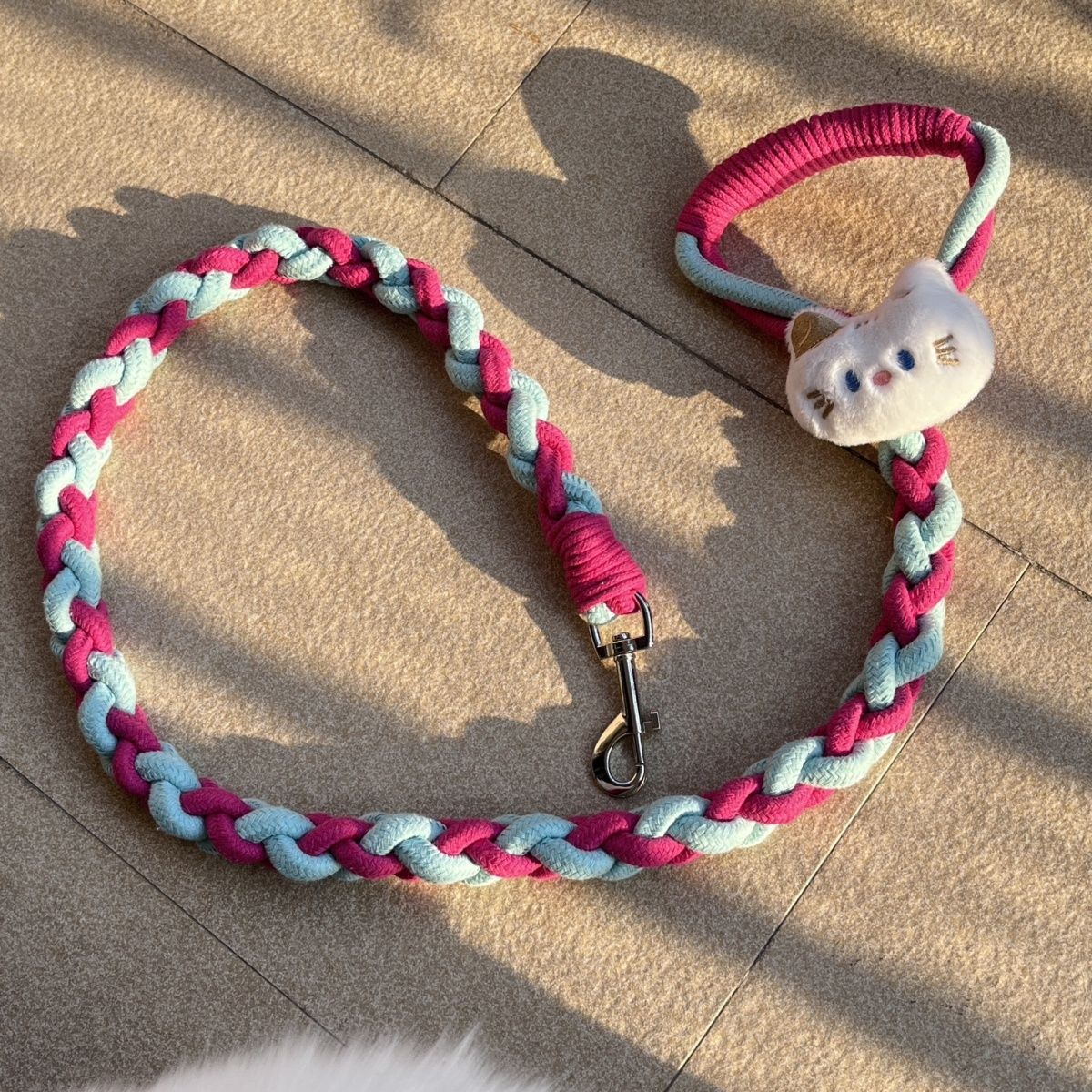 Braided Charm Dog Leash