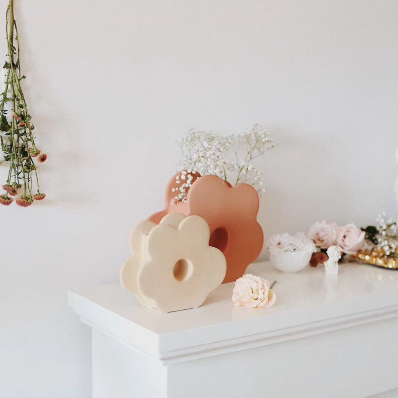 Geometric Morandi Flower Vase - Modomu