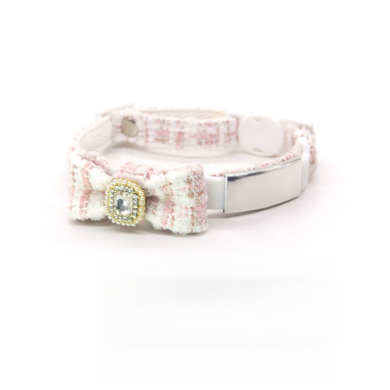 Cat Collar With Bow Charm