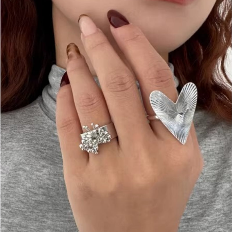 Minimalist Open Love Ring