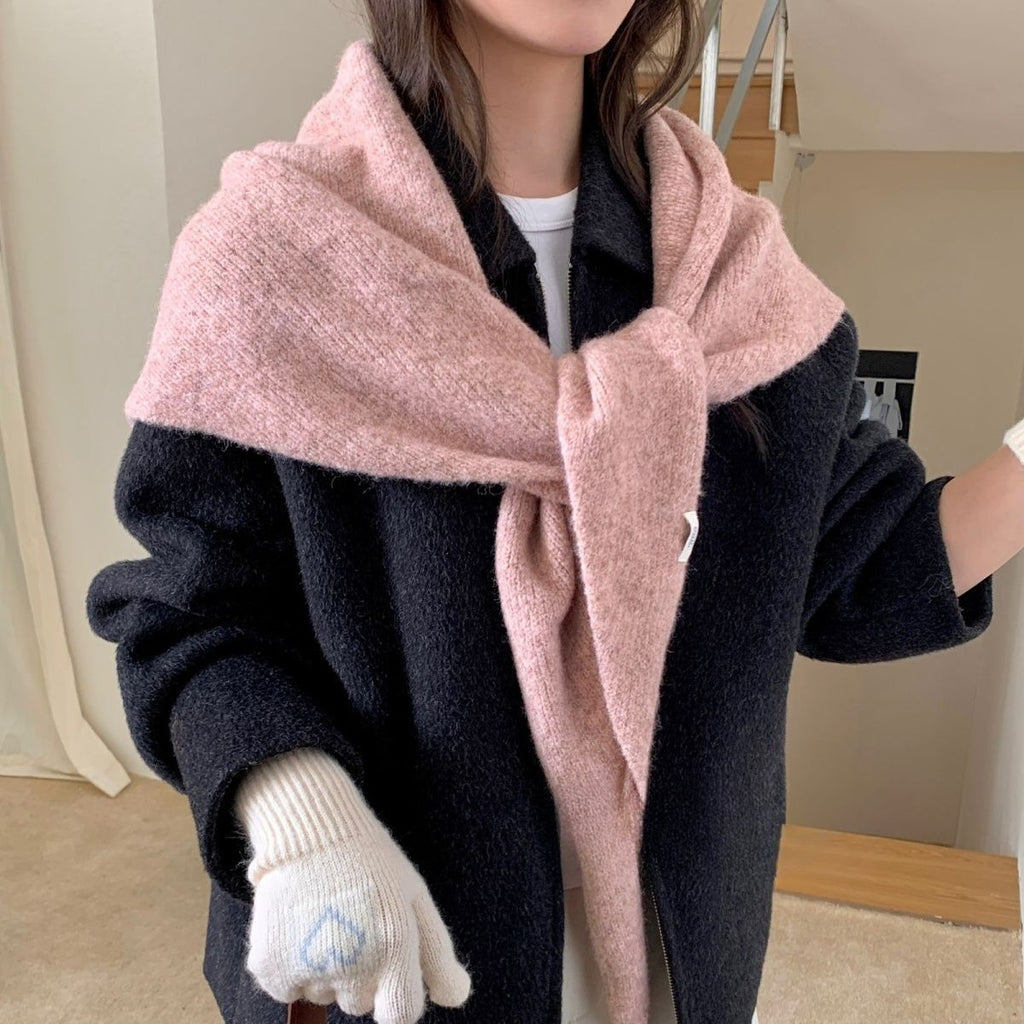 Retro Triangle Scarf Warm Shawl