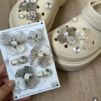 Ribbed Petal Flower Charms