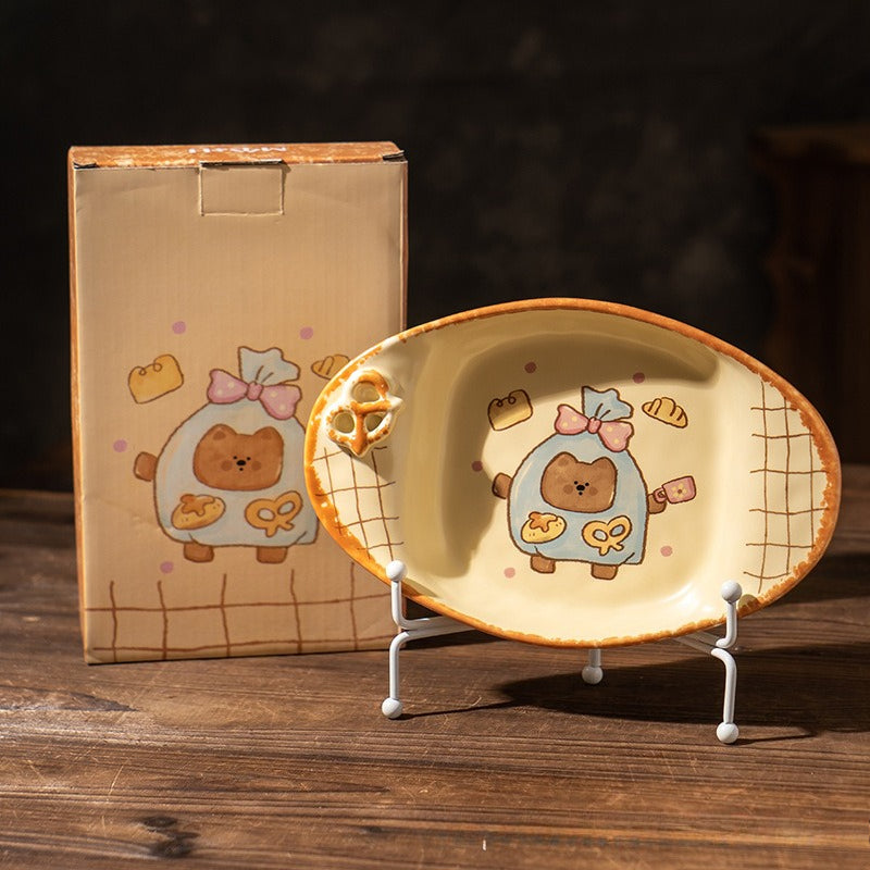 Cute Star Knot Pasta Plate - Modomu