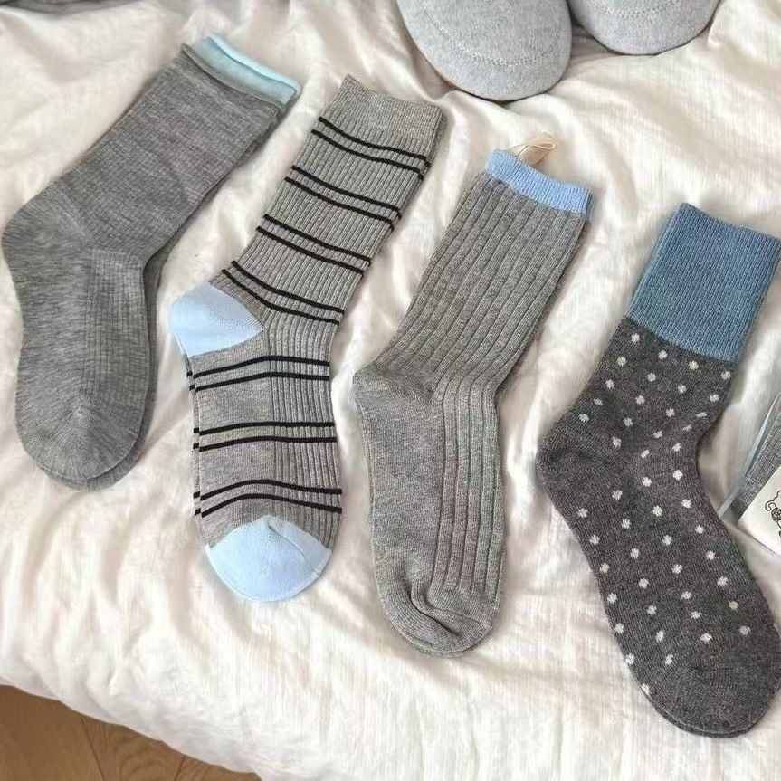 College Style Patterned Socks - Modomu