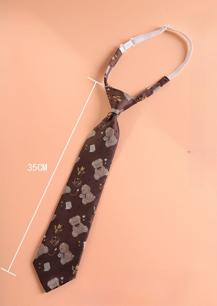 Bear Motif Fashion Necktie - Modomu