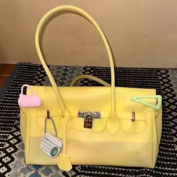 Structured Jelly Shoulder Bag