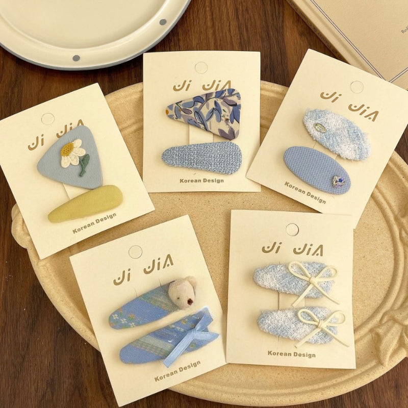 Floral Fabric Hair Clip - Modomu