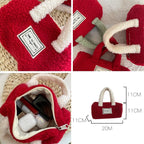 Plush Handbag With Festive Design - Modomu
