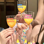 Polka Dot Party Wine Goblet - Modomu