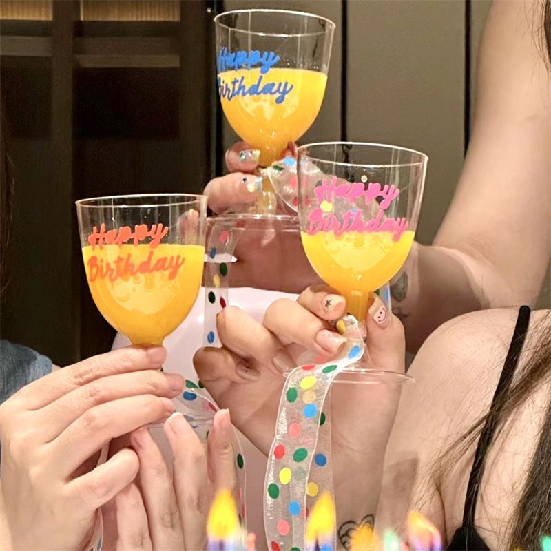 Polka Dot Party Wine Goblet - Modomu