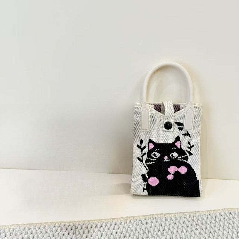 Knit Animal Phone Bag