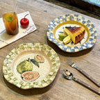 Hand-Pinched Ceramic Plate