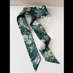 Art Print Narrow Silk Tie - Modomu