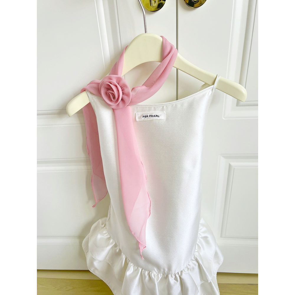 Rose Silk Scarf Vintage-Inspired - Modomu