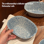 Splatter Glaze Salad Bowl