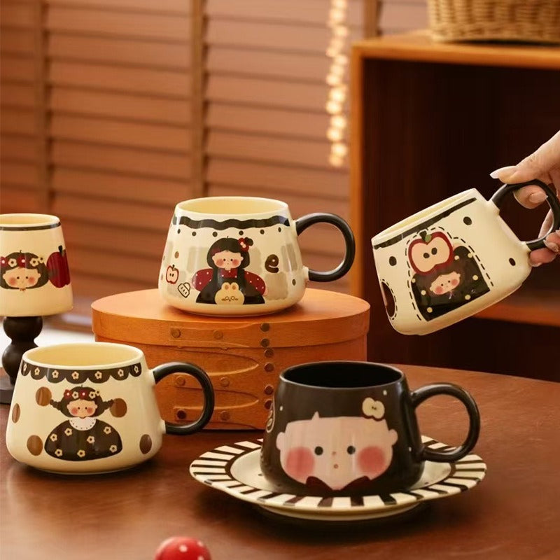Ceramic Mug With Playful Illustration - Modomu
