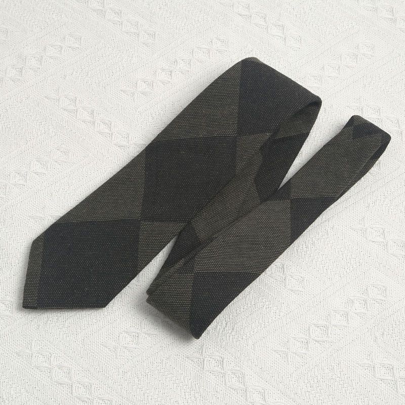 Hand Tied Cotton Linen Tie - Modomu