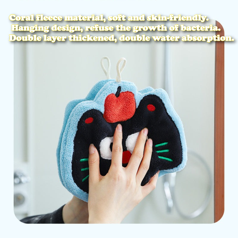 Cartoon Hanging Hand Towel - Cute cartoon