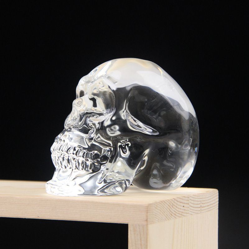 Iridescent Skull Ornament