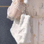 Plush Heart Tote Bag