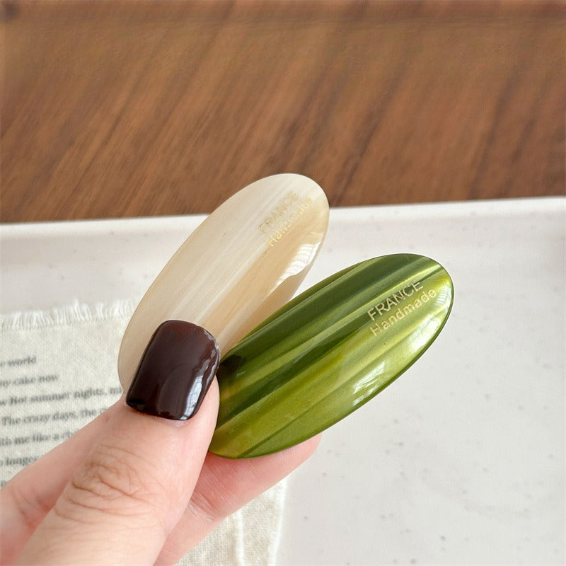 Marbled Oval Edge Clips