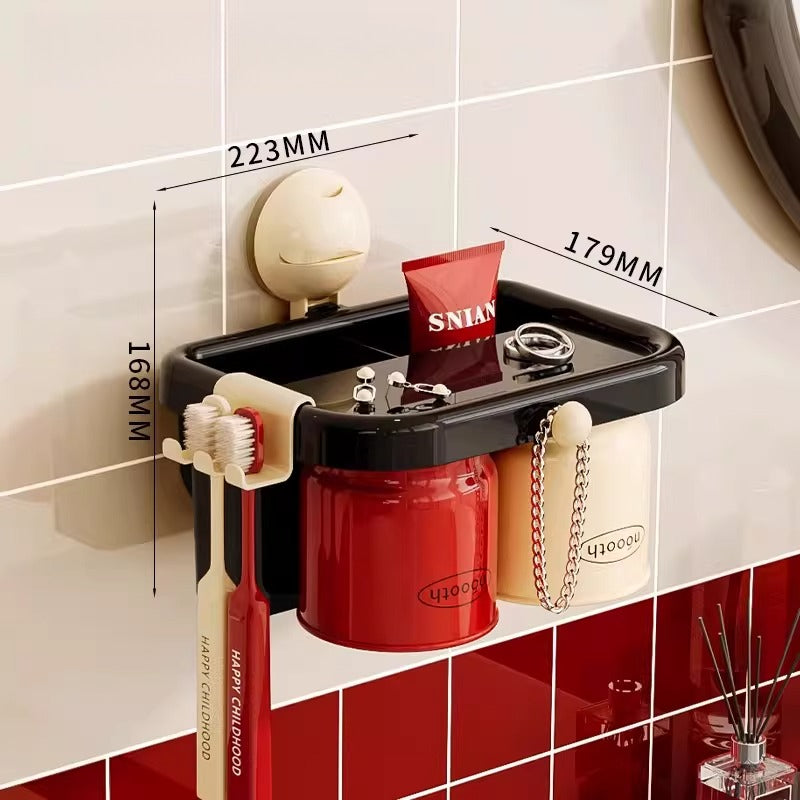 Magnetic Toothbrush Rack Cup Set