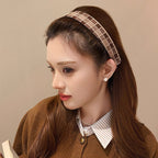 Plaid Flyaway Hair Band