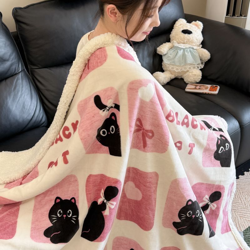 Cartoon Critter Snuggle Blanket