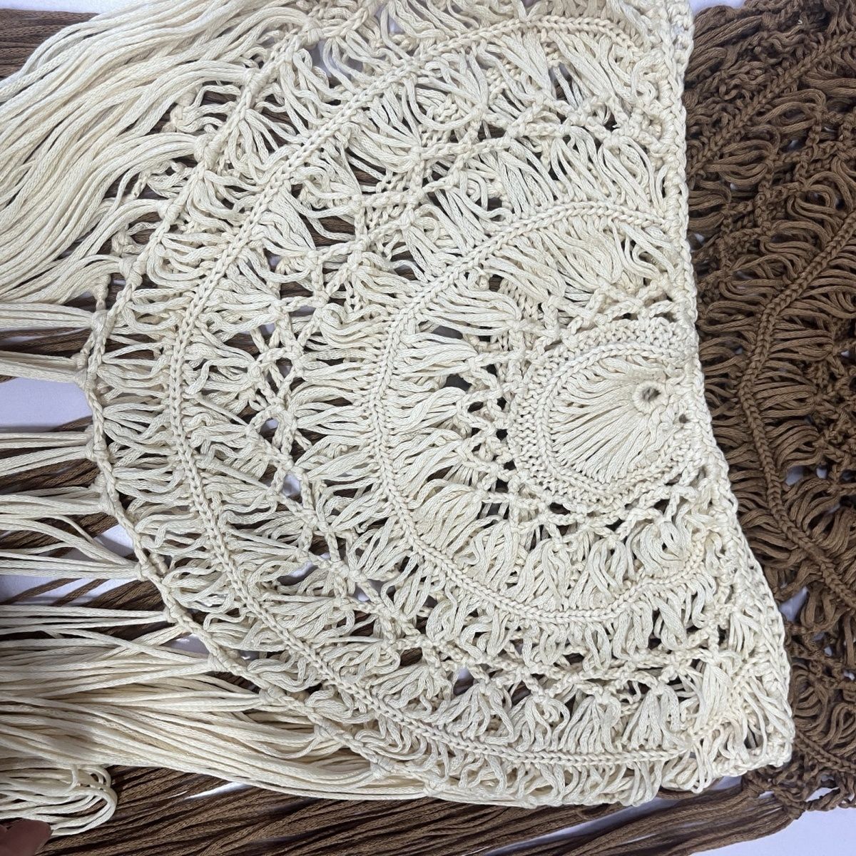 Handmade Knitted Long Tassel Curtain