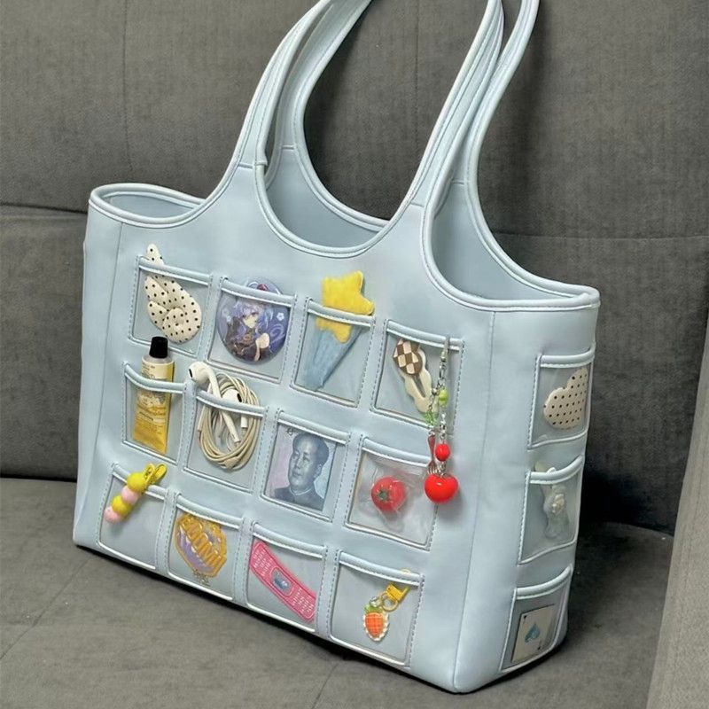Clear Pocket Display Tote