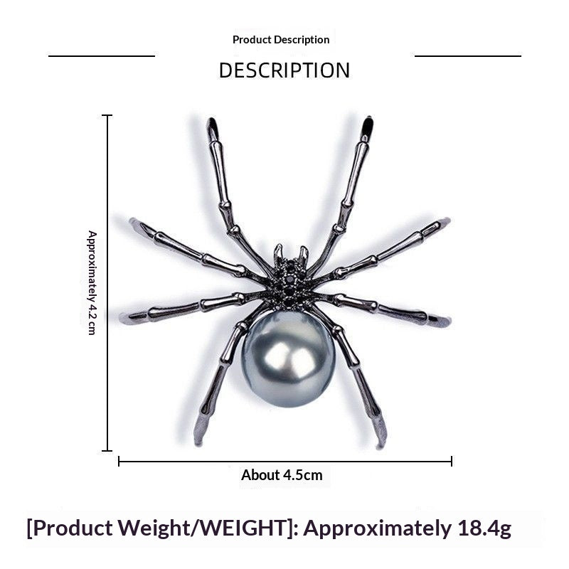 Climbing Spider Stud Earrings