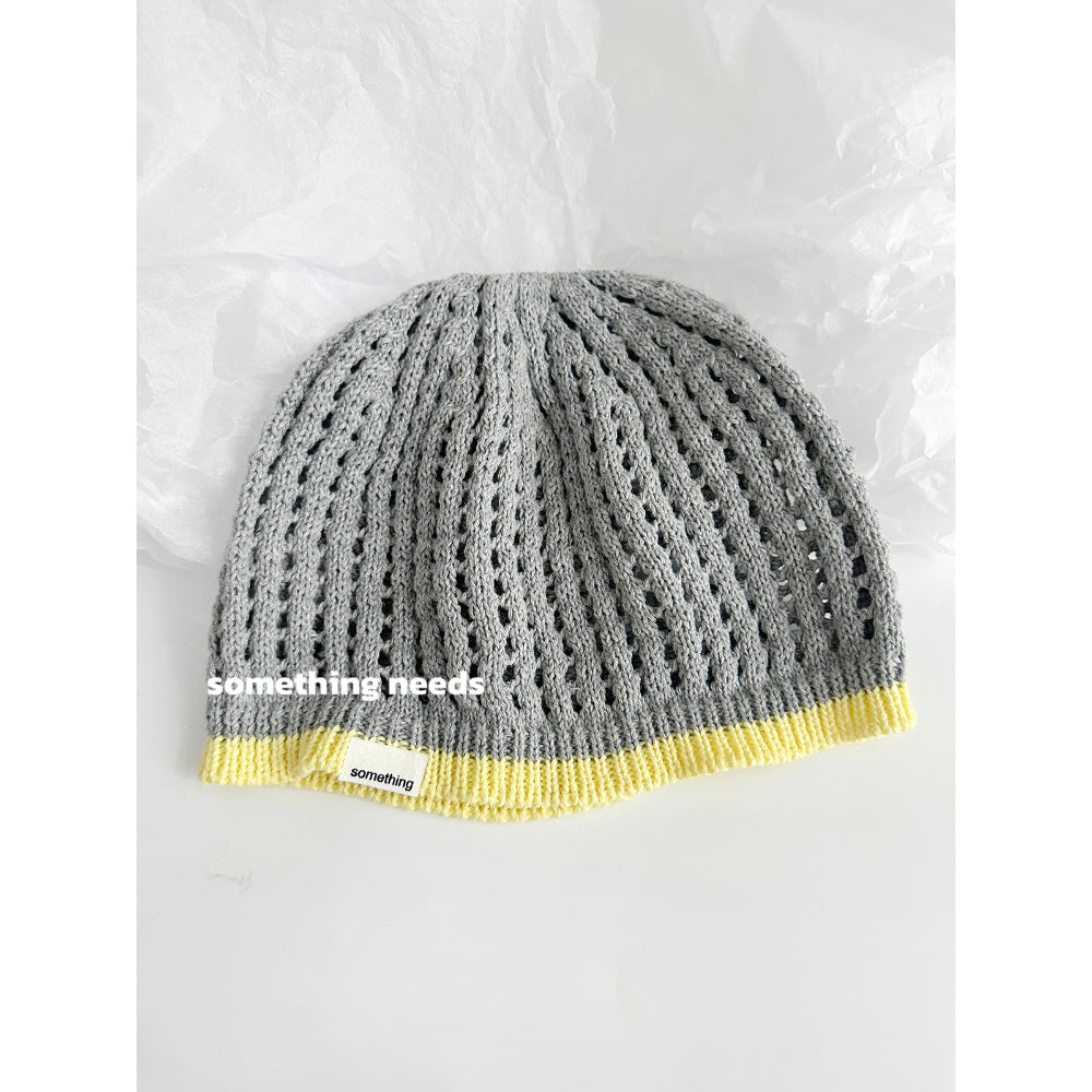 Knit Hollow Beanie Hat
