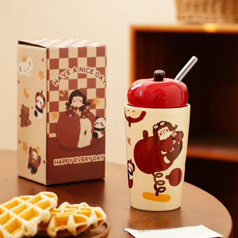 Vintage Apple Christmas Mug - Modomu