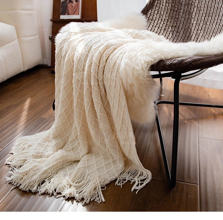 Knitted Sofa Blanket Throw