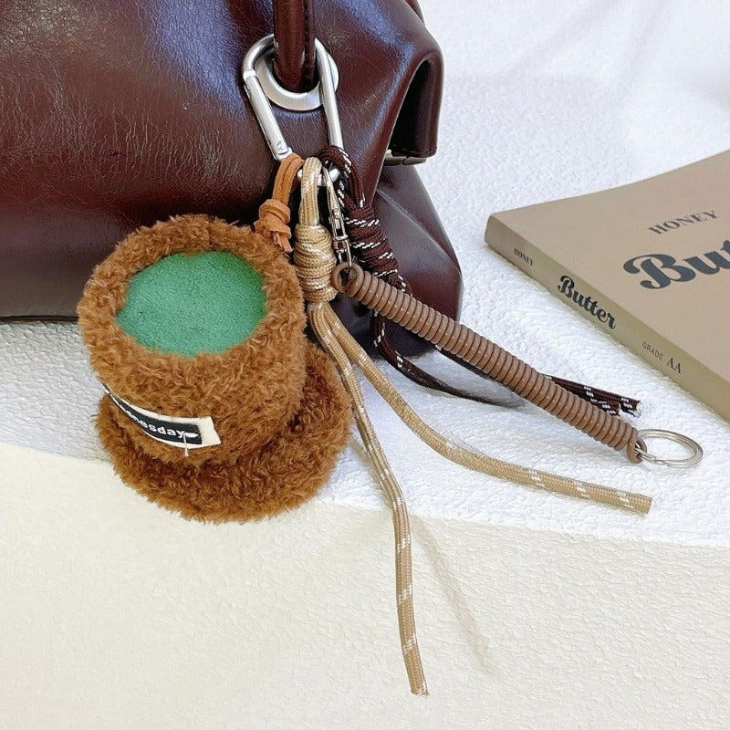 Cute Stove Tea Plush Keychain - Modomu
