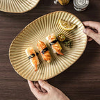 Oval Ceramic Serving Plate