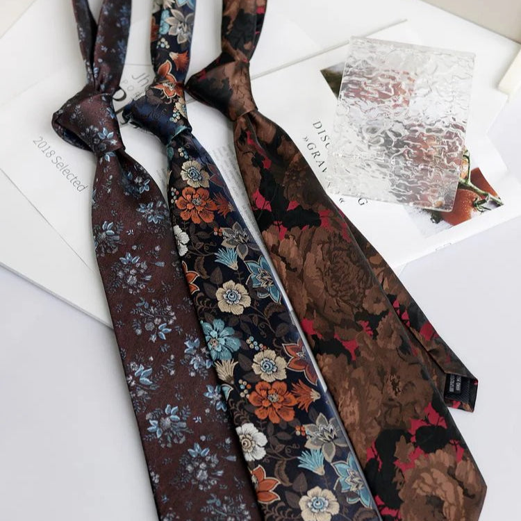 Handmade Retro Jacquard Tie - Modomu